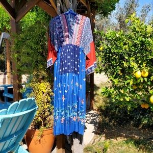 Handmade Vintage 70s boho hippie dress